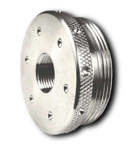 Photo of STA   Solvent Trap Product Image with 1/2x28 threading, used for AR15 / 22LR, compatible with multiple rifles and pistols