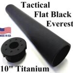 Titanium D Cell Thread Connector 1/2x28 storage tube — solvent trap adapter for AR-15 / .223 / 5.56, also common on .22LR. Image for solvent trap builds. — sometimes called a suppressor, any conversion requires an approved Form 1.