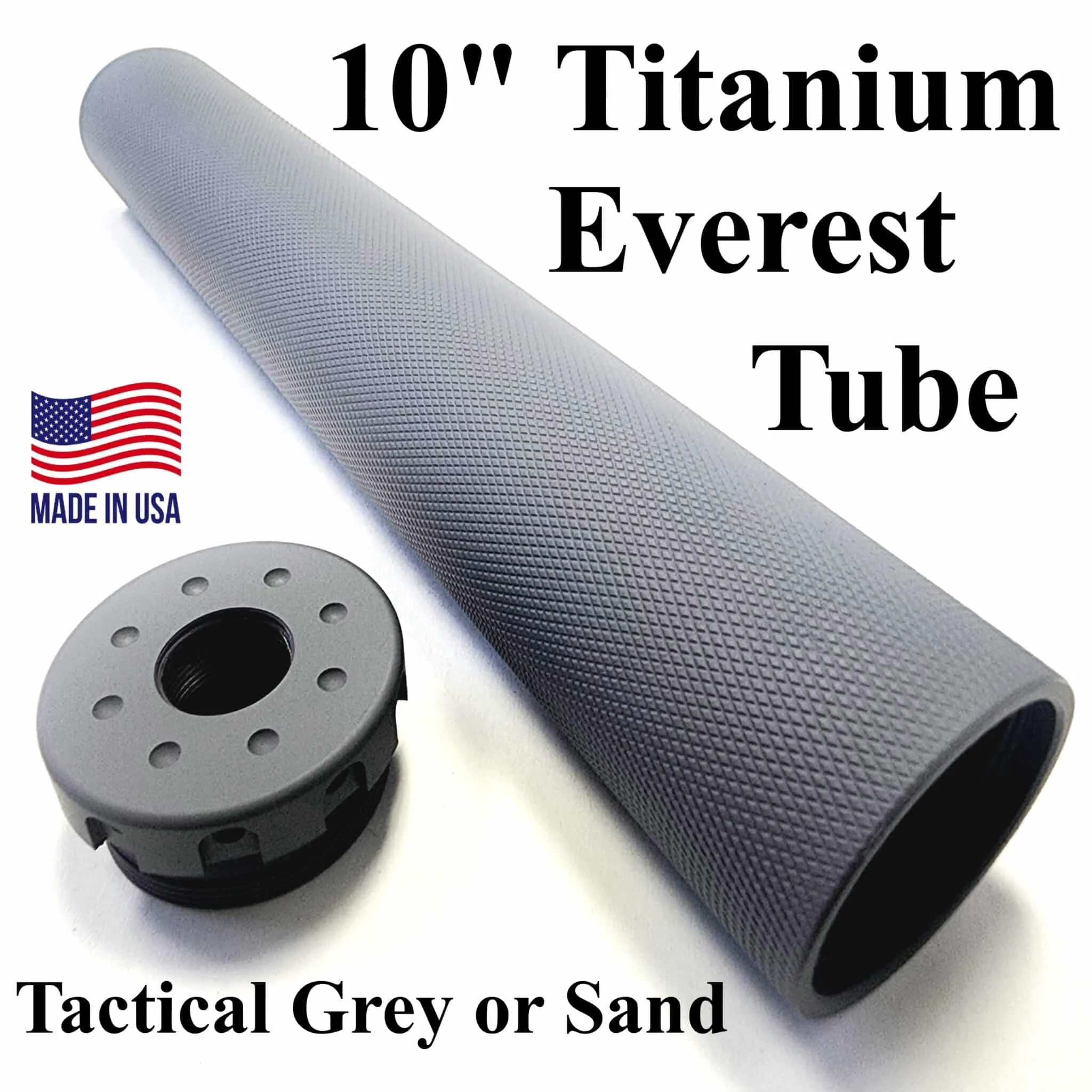 Titanium C Cell Thread Connector 1/2x28 solvent trap adapter — solvent trap for AR-15 / .223 / 5.56, also common on .22LR. Image for solvent trap builds.