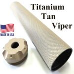 Titanium D Size Thread Protector 5/8x24 solvent trap tube — solvent traps for AR-10 / .308 / 300 BLK. Image for solvent trap builds.